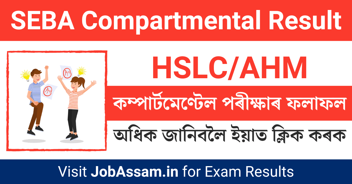 SEBA Compartmental Result 2024 Assam HSLC 10th Exam Result