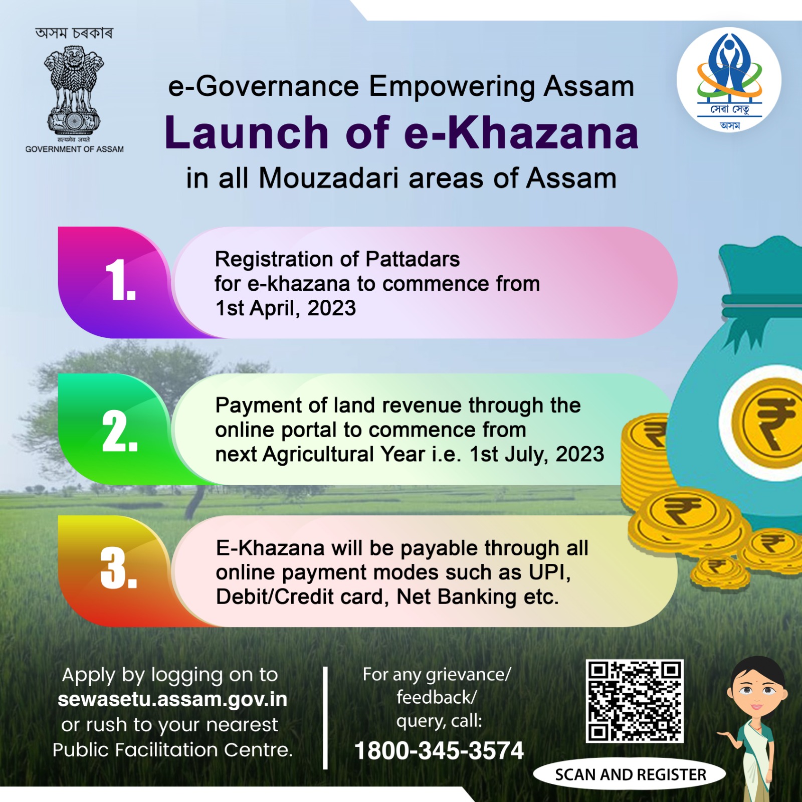 Launch of e-Khazana Service