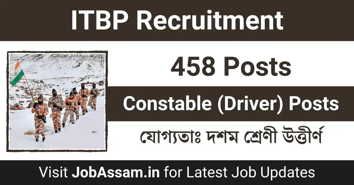 ITBP Recruitment Details