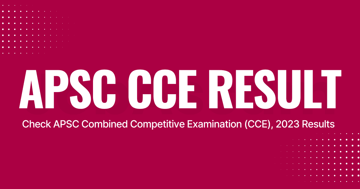 APSC CCE Result