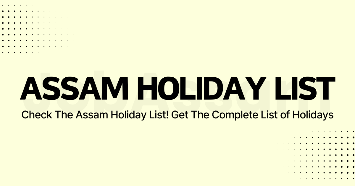 Assam Holiday List