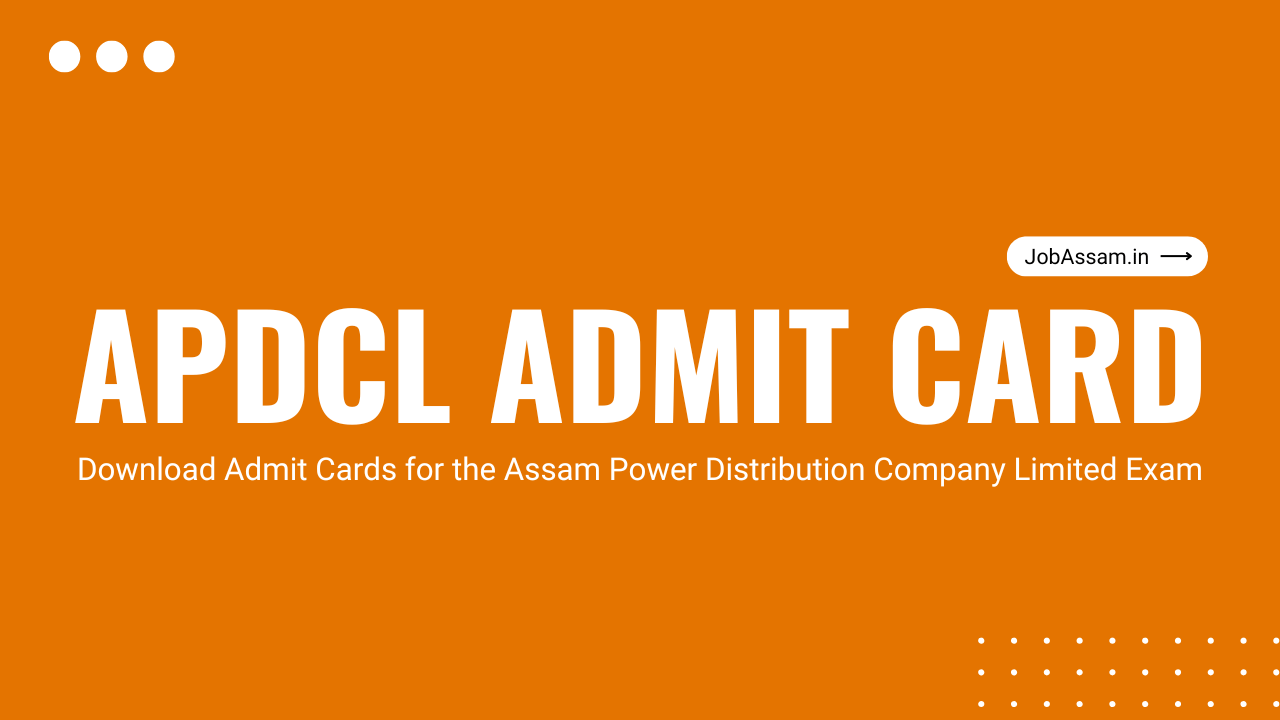 APDCL Admit Card