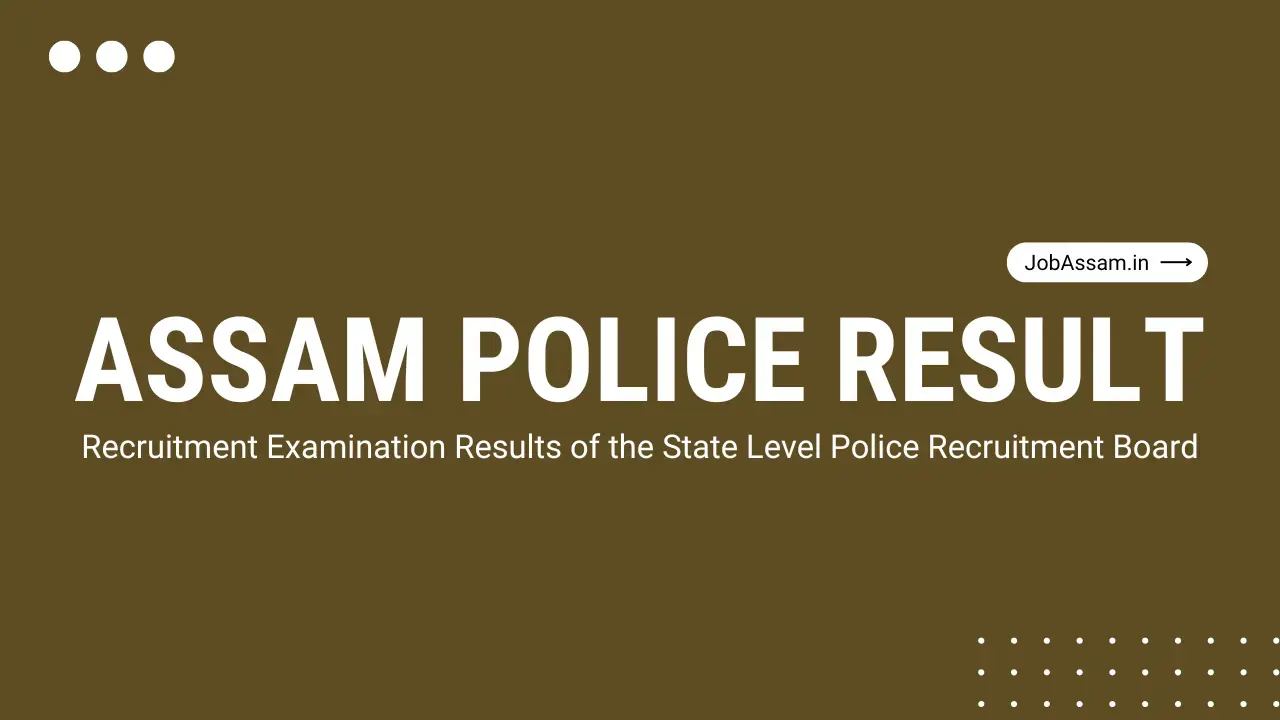 Assam Police Result