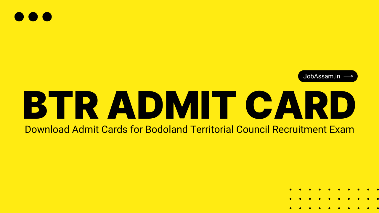 BTR Admit Card