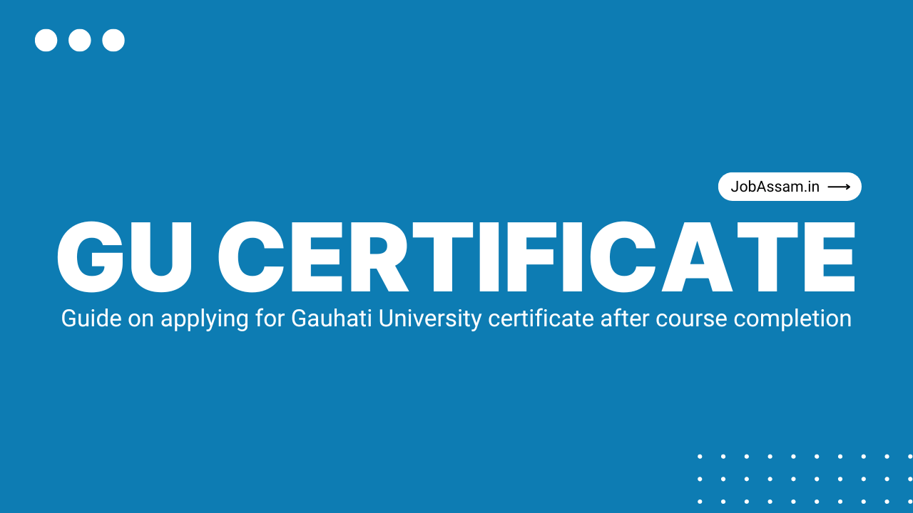 Gauhati University Certificate