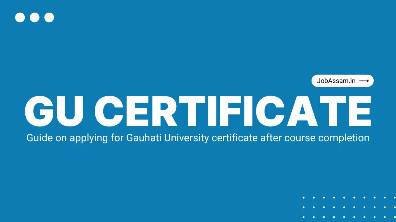 Gauhati University Certificate
