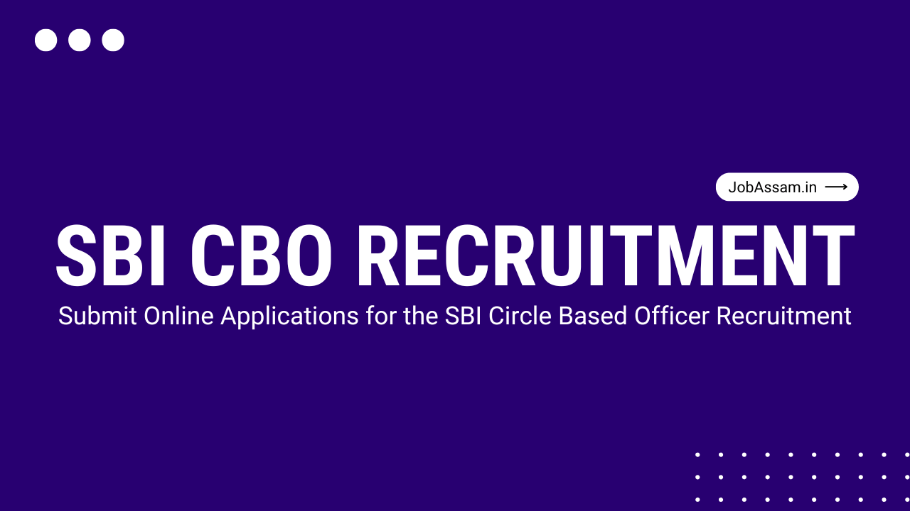 SBI CBO Recruitment