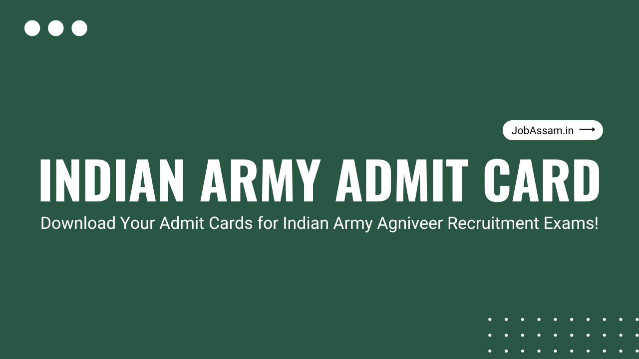 Indian Army Admit Card