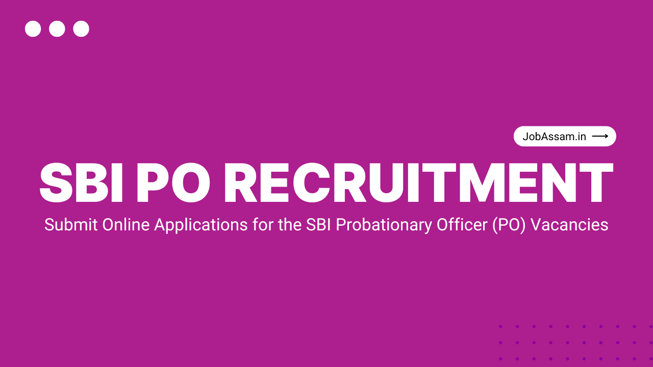 SBI PO Recruitment