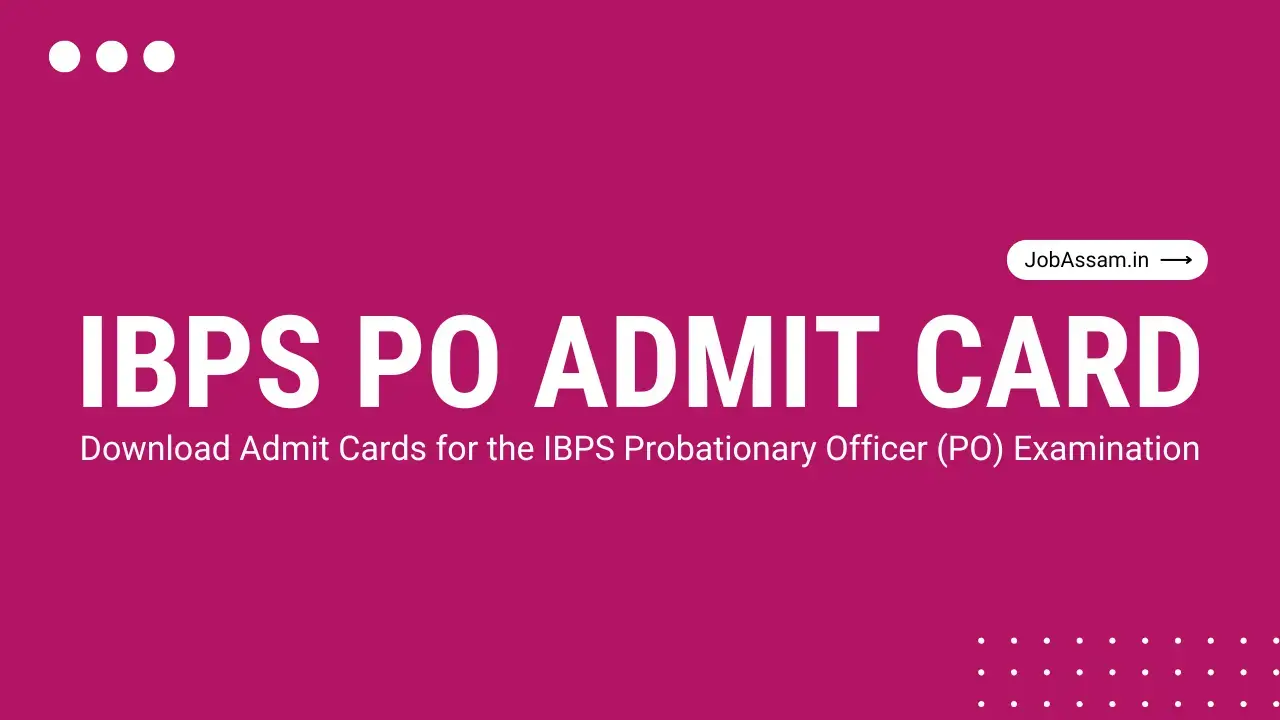 IBPS PO Admit Card