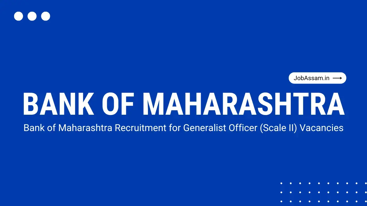 Bank of Maharashtra Recruitment