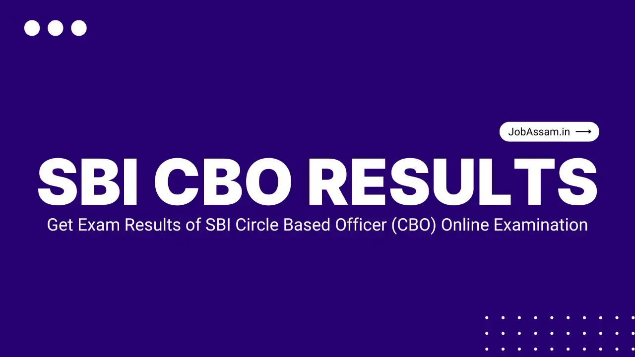 SBI CBO Result