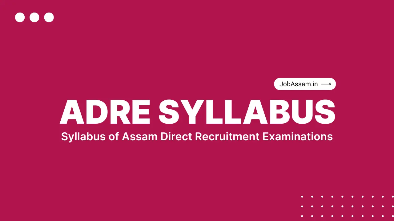 ADRE Syllabus