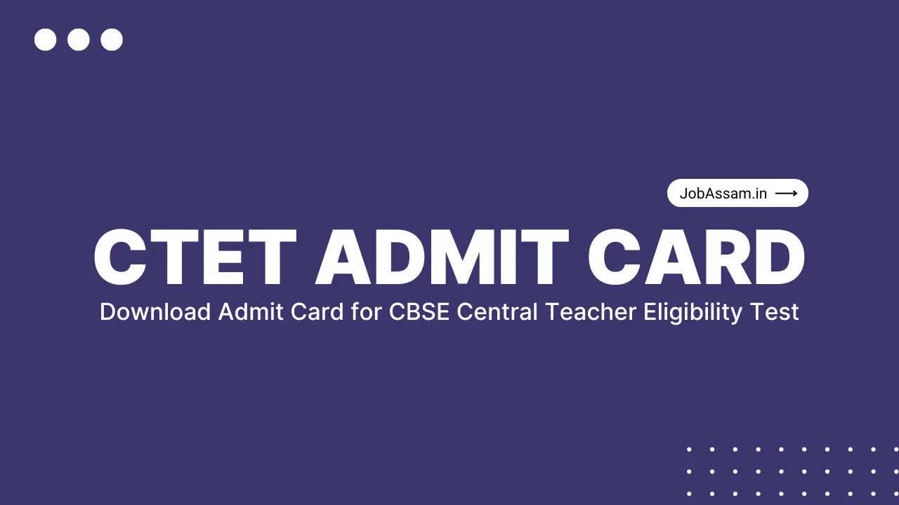 CTET Admit Card
