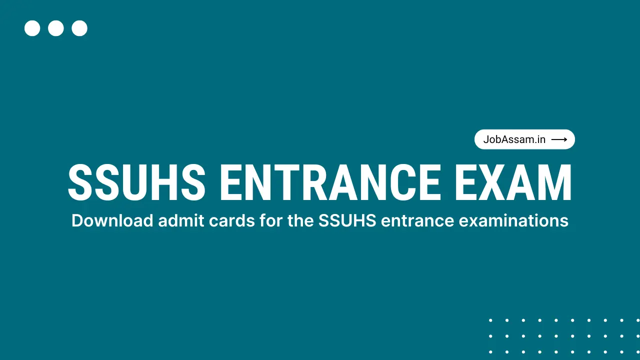SSUHS Admit Card