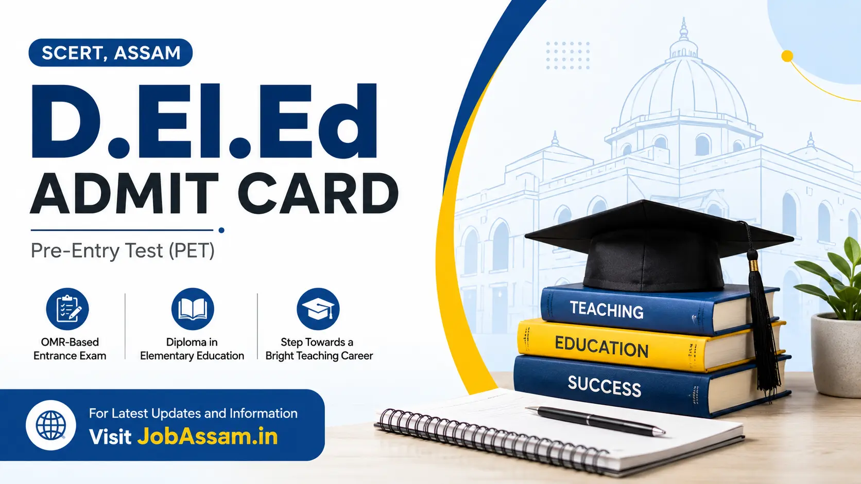 Assam D.El.Ed PET Admit Card