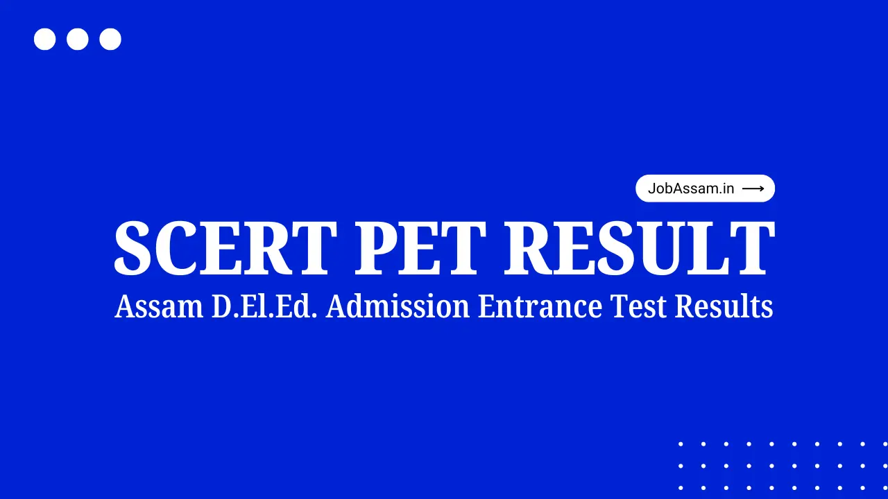 Assam D.El.Ed. Result