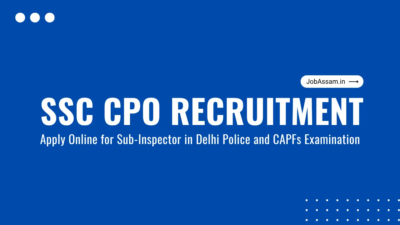 SSC CPO Recruitment