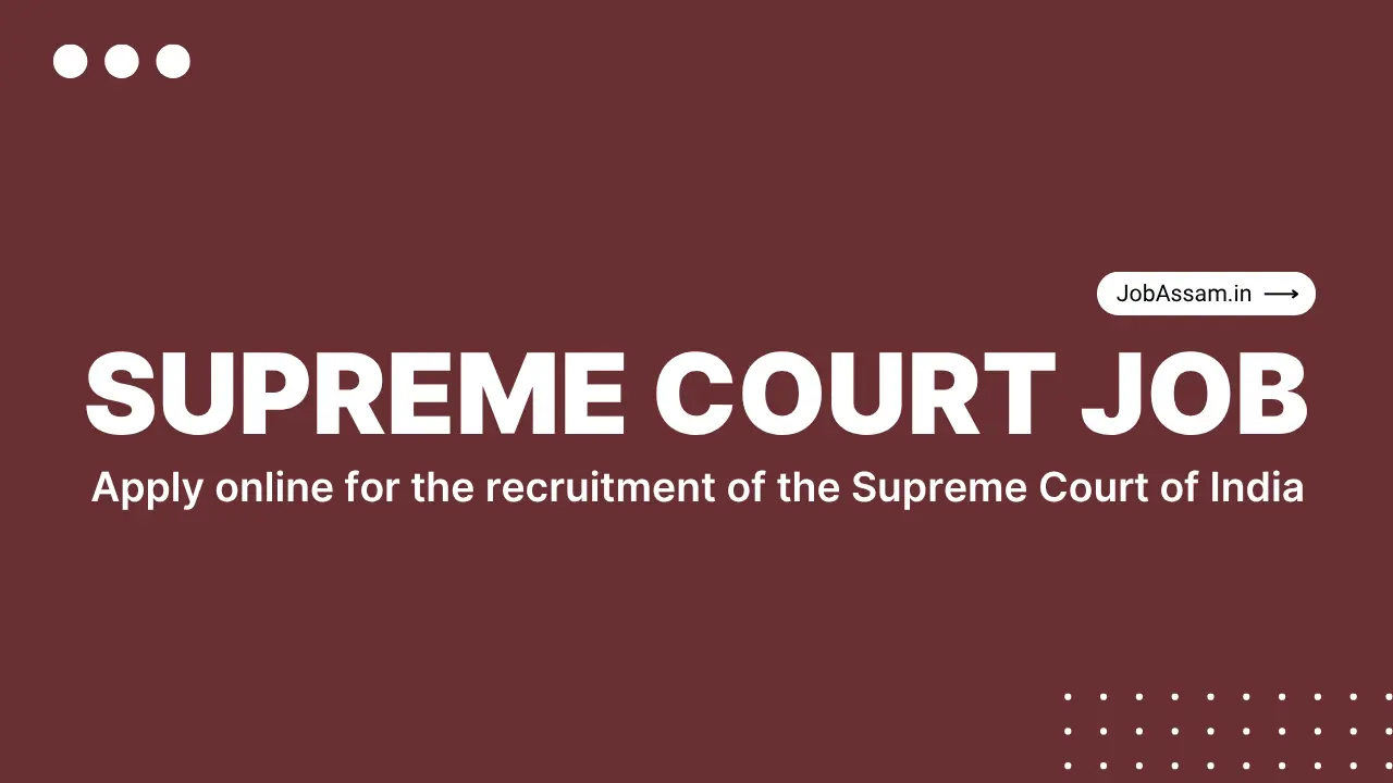 Supreme Court Recruitment